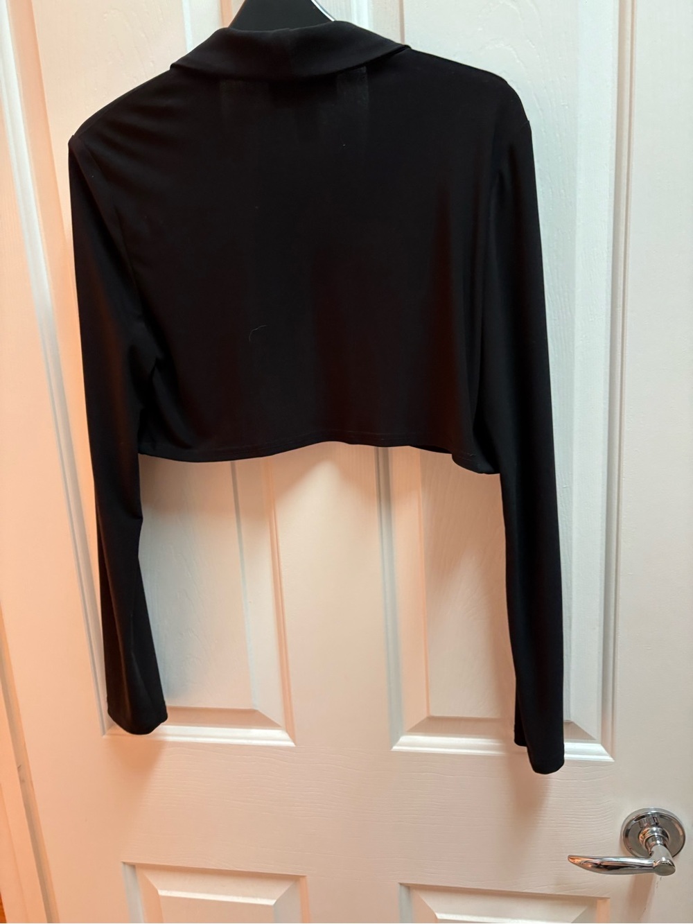 Joseph Ribkoff Black Cropped Shrug Bolero - Picture 2 of 3